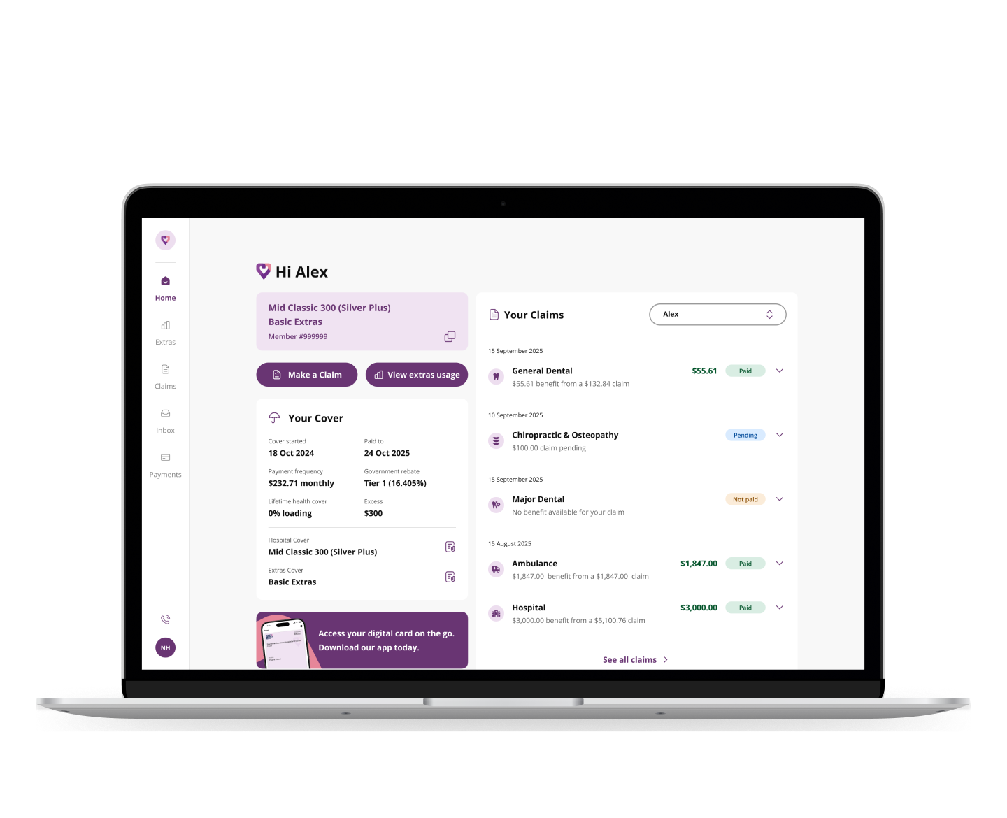 A FIRST LOOK AT YOUR _NEW ONLINE MEMBER SERVICES_